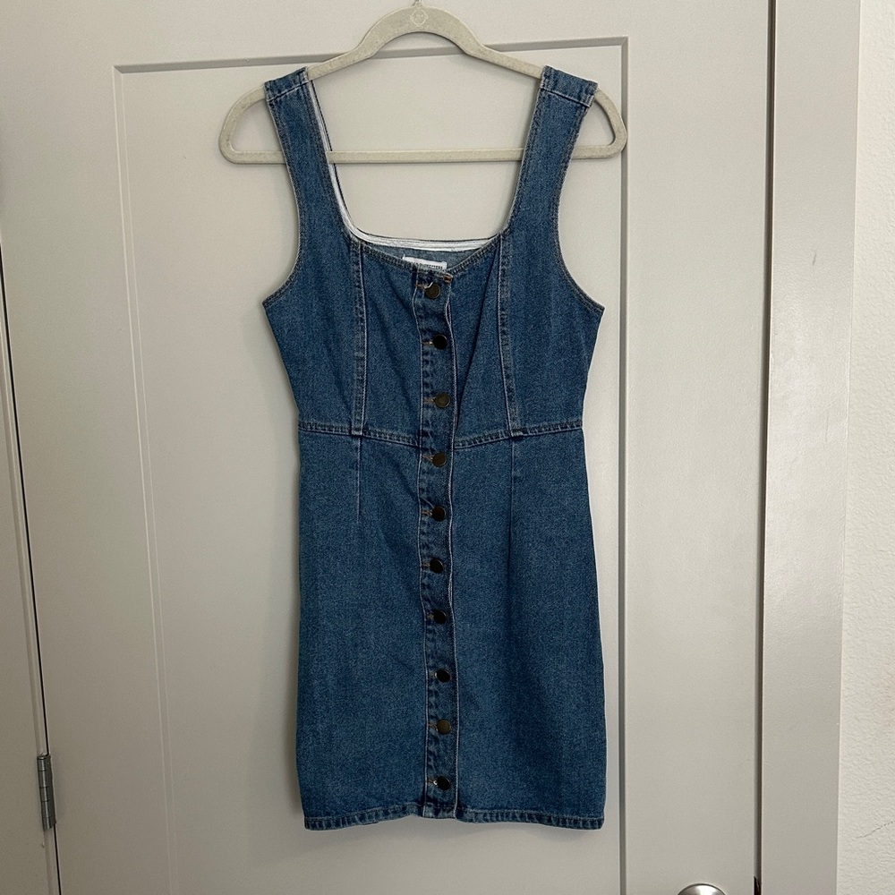 Urban Outfitters Blue Denim Mini Dress